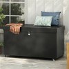 SKRAN Wicker Deck Box with Wheels, All-Weather Outdoor Storage Box, Rattan Storage Bin for Patio, Outdoor, Pool - 2 of 4