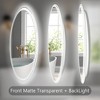 Vynxaria 28 in. Wx28 in. H Round LED Bathroom Mirror ¨C Wall-Mounted for Convenience - 4 of 4