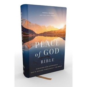 Peace of God Bible: Discover and Experience God's Shalom Throughout the Bible (Nkjv, Hardcover, Red Letter, Comfort Print) - 1 of 1