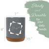 Elanze Designs Blessed Grey X-Large Cork Bottom Kitchen Utensil Holder - 2 of 4
