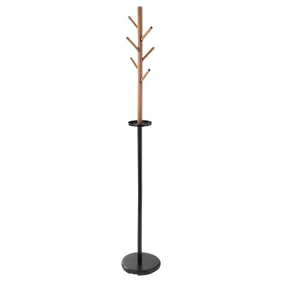 Honey-Can-Do Coat Rack Black/Brown