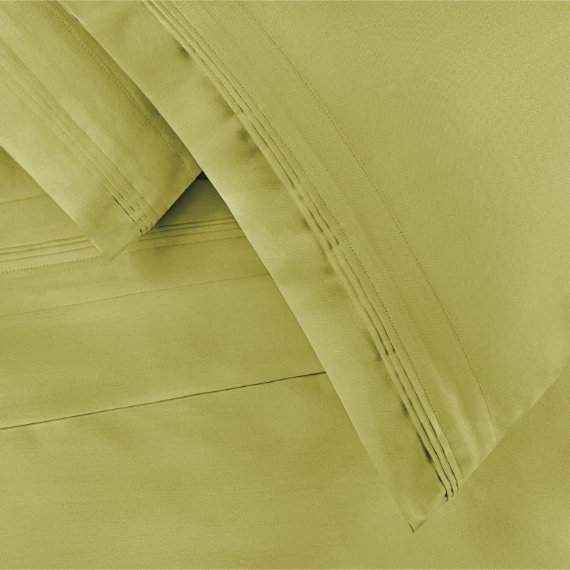 650-Thread Count Cotton Deep Pocket Sheet Set by Blue Nile Mills, 3 of 6