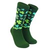 Crazy Dog T-Shirts Women's Lucky Shamrock Socks Funny St Patricks Day Green Novelty Crazy Fun - 2 of 4