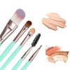Unique Bargains Travel Makeup Brush Set Eyeshadow Brush Concealer Blusher Brush Faux Fiber 20Pcs - 4 of 4
