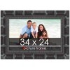 PosterPalooza | 34x24 Wide Bamboo Picture Frame, UV Acrylic, 4 Finishes - Brown, Black, Silver, and Natural - 2 of 4