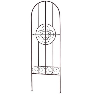 Medallion Metal Garden Trellis