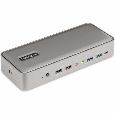 StarTech.com Dual-Laptop USB-C KVM Docking Station with 5x USB Hub, 90W/45W Power Delivery, Model 129NUSBCKVMDOCK