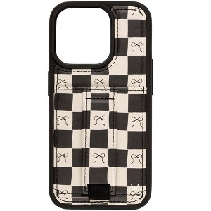Walli Cases Bow Noir Phone Case with Wallet and Finger Strap - 1 of 4