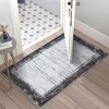 Modern Bordered Area Rug Washable Border Rug Living Room Rug Soft Low Pile Rug - 3 of 4