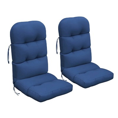 2 PCS Indoor or Outdoor Waterproof Adirondack Chair Seat and Back Cushion