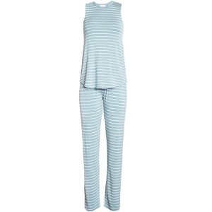 P.J. Salvage Womens Striped Pajama Sleep Tank Top - 1 of 2