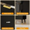 5 Drawer Dresser for Bedroom, Modern Closet Dressers Chest of Drawers, Storage Chest Cabinet Organizer Unit, Black - 4 of 4