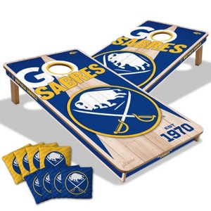 NHL Buffalo Sabres 2'x4' Wood Toss Game Set - 1 of 4