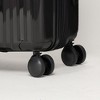 Dexmalle Black Luggage Set PP Material Travel Suitcase Set With Spinner Wheels - 4 of 4