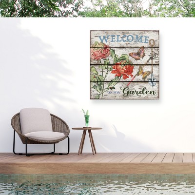 "Country Garden" Outdoor Canvas
