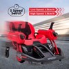 360°Rotation Electric Ride-on, 2.4G Remote Control, Blue Laser Shooting Sound, Bilateral Steering Control Handle, 12V 7AH Rechargeable Battery - 2 of 4