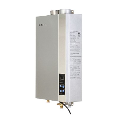 Marey GA14CSANG 97000 BTUs Residential CSA Certified Natural Gas Tankless Water Heater with 3 Points of Use, Auto Activation, and Digital Display