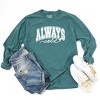 Simply Sage Market Women's Always Cold Bold Long Sleeve Garment Dyed Graphic Tee - 2 of 2