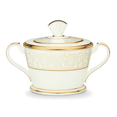 Noritake White Palace Sugar Bowl with Cover