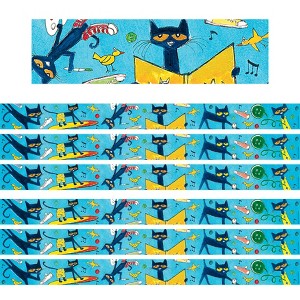 Teacher Created Resources® Pete the Cat® Straight Border Trim, 35 Feet Per Pack, 6 Packs - 1 of 4