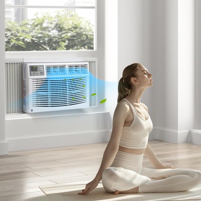 6,000/8,000/10,000/12,000 BTU Smart Window Air Conditioner With Remote Control & WIFI & Dehumidifier & Energy Saving
