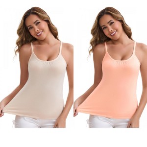 INSPIRE CHIC Women's Spaghetti Straps Camisole with Padded