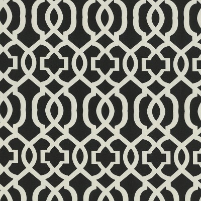 Black and White Geometric Outdoor Lumbar Pillow Set