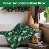 Lomsoe Christmas Throw Blanket, Winter Xmas Holiday Festival Cute Plaid Snowman Santa Gingerbread Blanket for Women Men. - 3 of 4