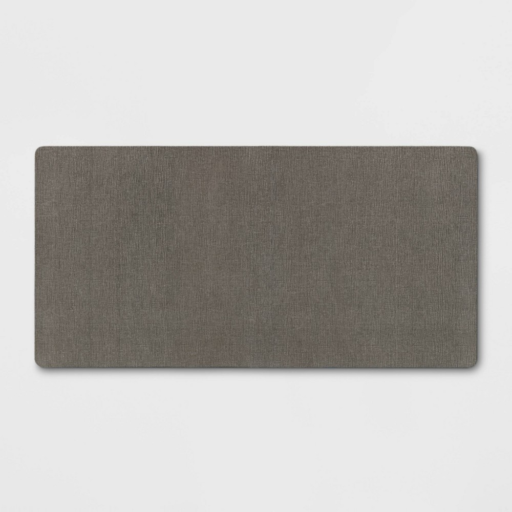 40" x 20" Neoprene Comfort Kitchen Rug Gray - Threshold