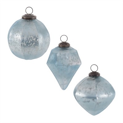 Mercury Glass Ornament (Set of 6)