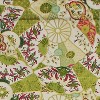 RLF Home Selene Tailored 100% Cotton with Fully Lined 3" Rod Pocket Valnance for Windows 50" x 14" Multi - 4 of 4