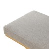 CAVINAS Versatile Dining Bench,Soft Boucle End-of-Bed Ottoman Bench with Chunky Legs,Contemporary Entryway Benches for Bedroom & Dining Room - 4 of 4
