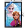 Trends International Disney Frozen - Sisters 10th Anniversary Framed Wall Poster Prints - 3 of 4