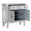 Sasha Mirrored 1Drawer 2Door Console - Powell Company - image 4 of 4