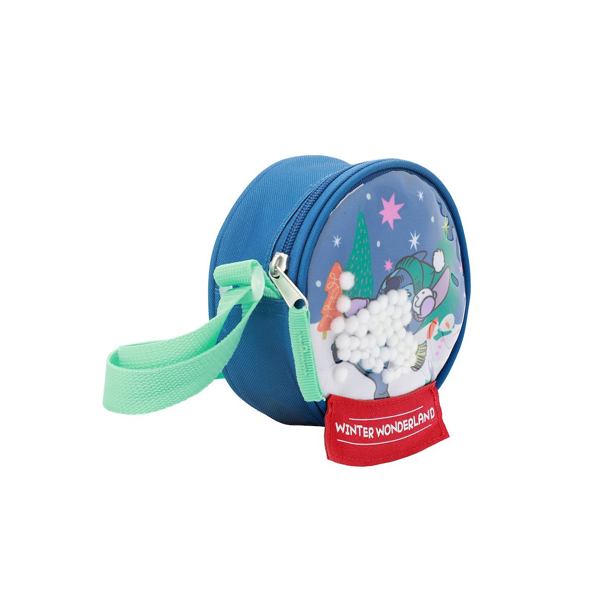 Disney's Stitch Snowglobe Winter Wonderland 5.5" Crossbody Bag - thumbnail 3