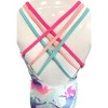 GO COCO Little Girls’ One Piece Cute Strappy Detail Beach Swimsuits - 3 of 4