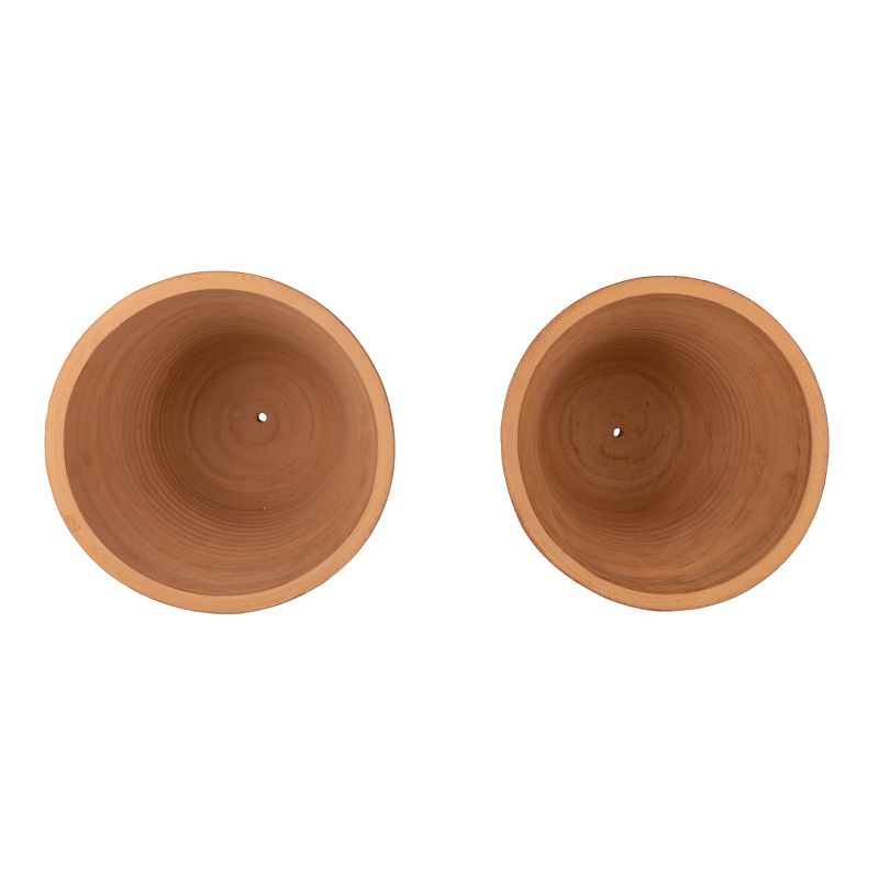 Set of 2 Large Terracotta Planters - Foreside Home & Garden, 4 of 6