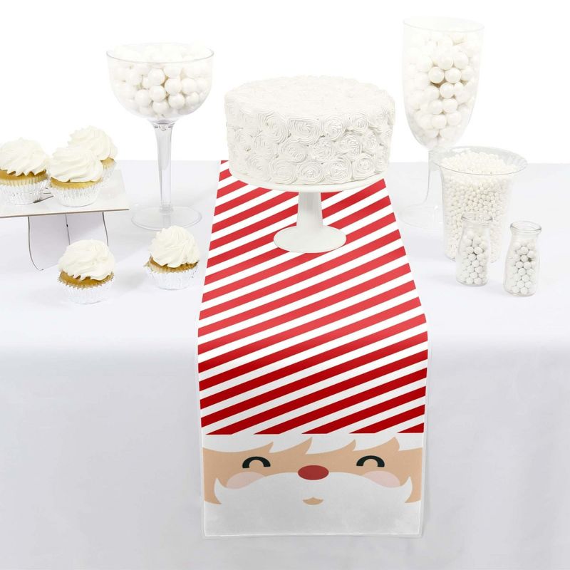 Big Dot of Happiness Jolly Santa Claus - Petite Christmas Party Paper Table Runner - 12 x 60 inches, 2 of 5