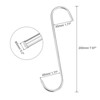 Unique Bargains Stainless Steel S-Shaped Utility Fish Beef Hanging Meat Hook 8 Pcs - 2 of 3