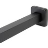 ALFI Black Matte 16 Inches Square Wall Shower Arm - 3 of 4