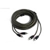 Wet Sounds 10 Case Pack of WW-RCA5M 2CH Wet Wire 5 Meter RCA Cable - 2 of 2