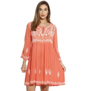 Riviera Sun Women's Tunic Dress - Bohemian Style Beachwear for Comfortable and Stylish Summer Days - 1 of 2