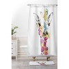 Giraffe Shower Curtain Ivory - Deny Designs - image 2 of 4