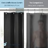 LiBa Premium Waffle Weave Shower Curtain - Water Repellent and Heavyweight, Hotel Quality, Machine Washable Liner for Bathroom - 2 of 4