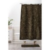 Deny Designs Iveta Abolina Mushrooms Dark Brown Shower Curtain - 3 of 3