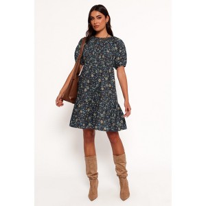 Petal and Pup Tasmin Midi Dress - Blue Floral XL - 1 of 4