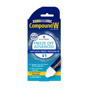 Compound W Freeze Off Advanced Wart Remover with Accu-Freeze - 15 Applications - 1 of 4