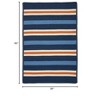 Colonial Mills Painter Stripe Braided Rug, Set Sail Blue 3'x5', Rectangle Shape - 2 of 2