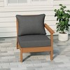 WestinTrends  Avalon Outdoor Patio HDPE Right Arm Facing Sectional Corner Club Chair with Patio Cushions - 2 of 4
