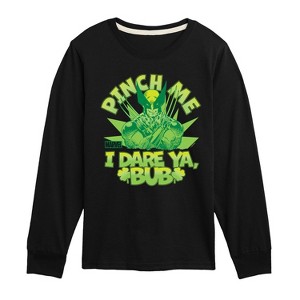 Boys' - Marvel - St. Patrick's Day Pinch Me Long Sleeve Graphic T-Shirt - 1 of 4
